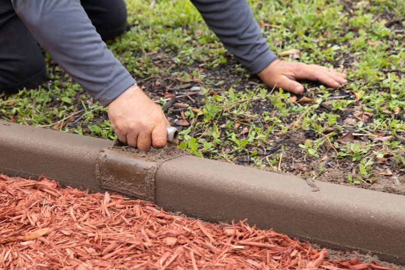 Concrete Lawn Edging
