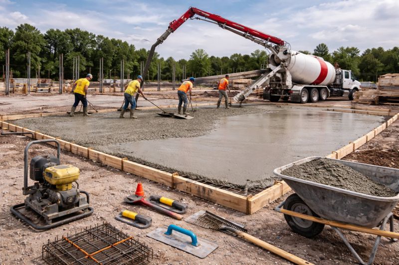 Commercial Slab Construction in Santa Rosa, CA