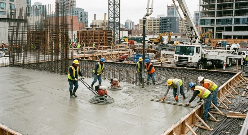 Commercial Slab Installation in Lansing, MI