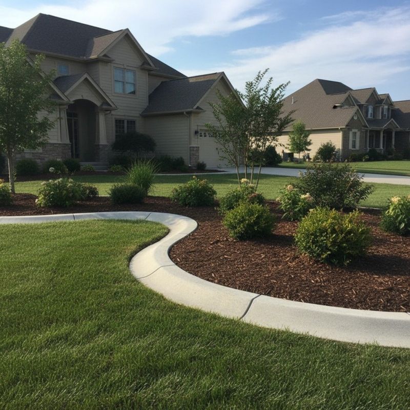 Concrete Curbing Vs. Plastic Or Metal Landscape Edging
