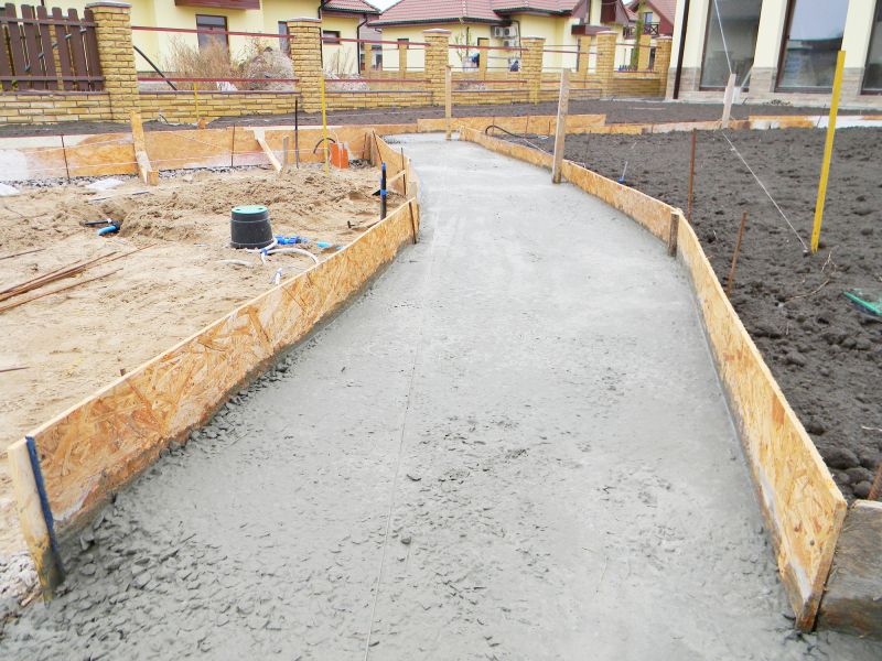 Concrete Driveway Installation 1