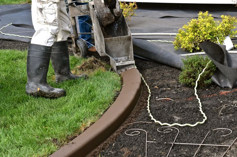 Concrete Lawn Edging